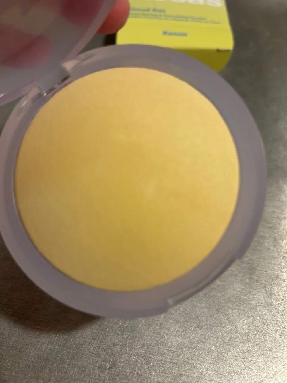 Kosas Cloud Set Baked Setting & Smoothing Powder - Buttery Yellow Box